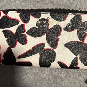 Kate Spade Black and White Butterfly Wallet